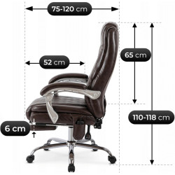 Кресло Mebel Elite Giorgio (Brown) Thumb