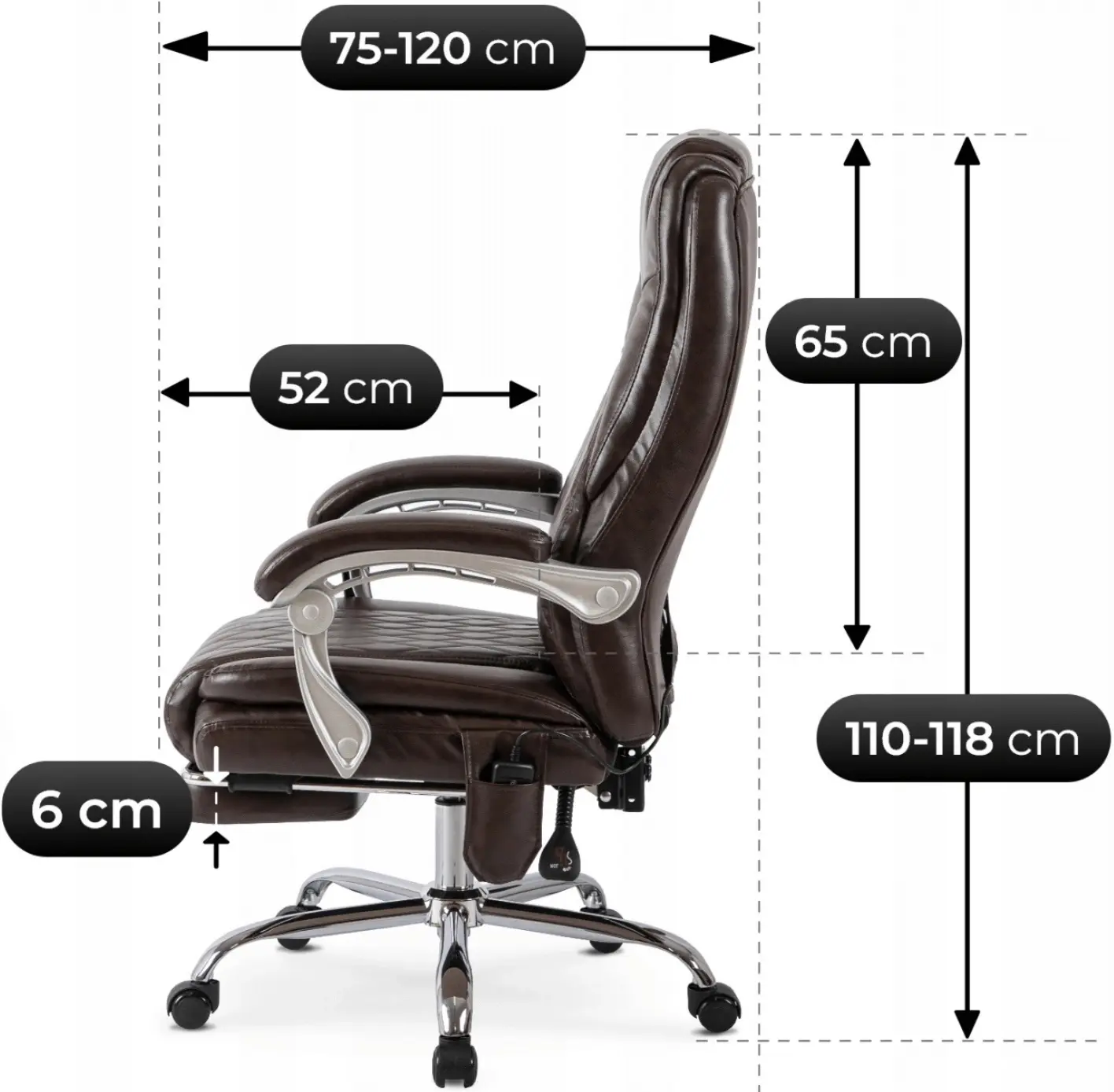Кресло Mebel Elite Giorgio (Brown) - 10