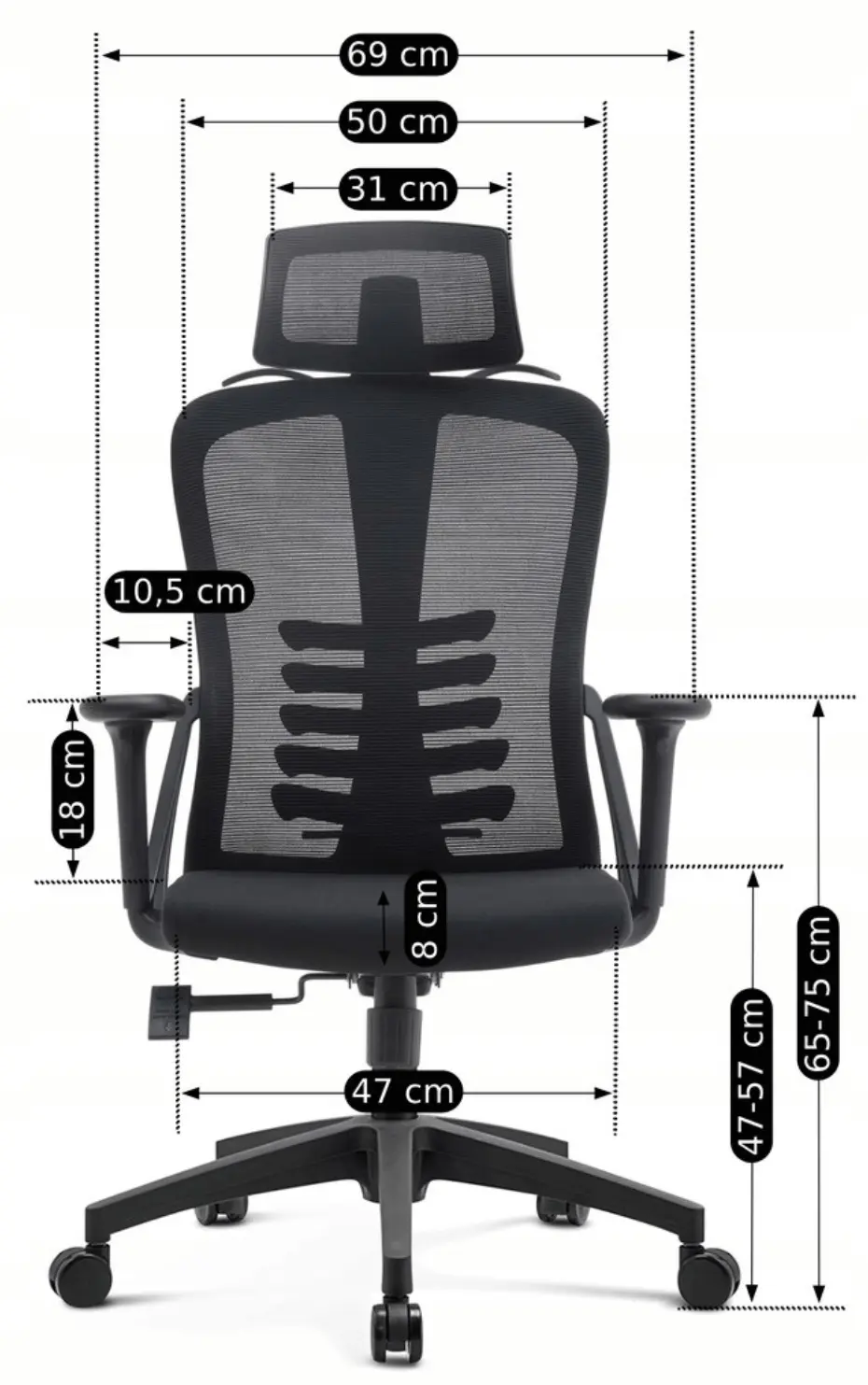 Fotoliu Mebel Elite Juliet (Black)