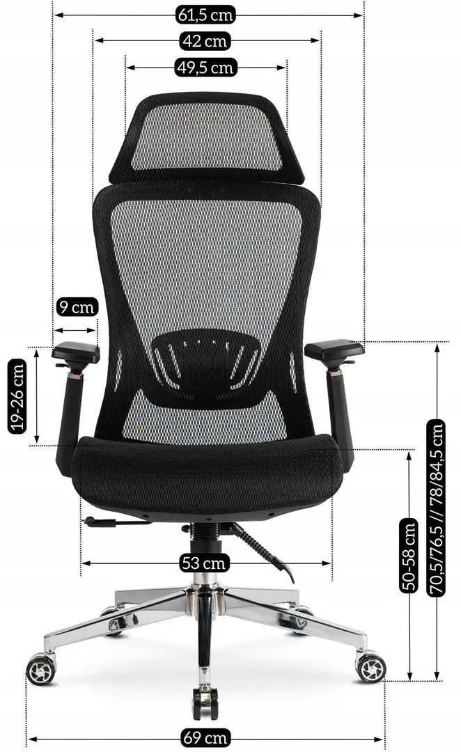 Fotoliu Mebel Elite Litos (Black)