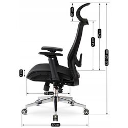 Fotoliu Mebel Elite Litos (Black) Thumb