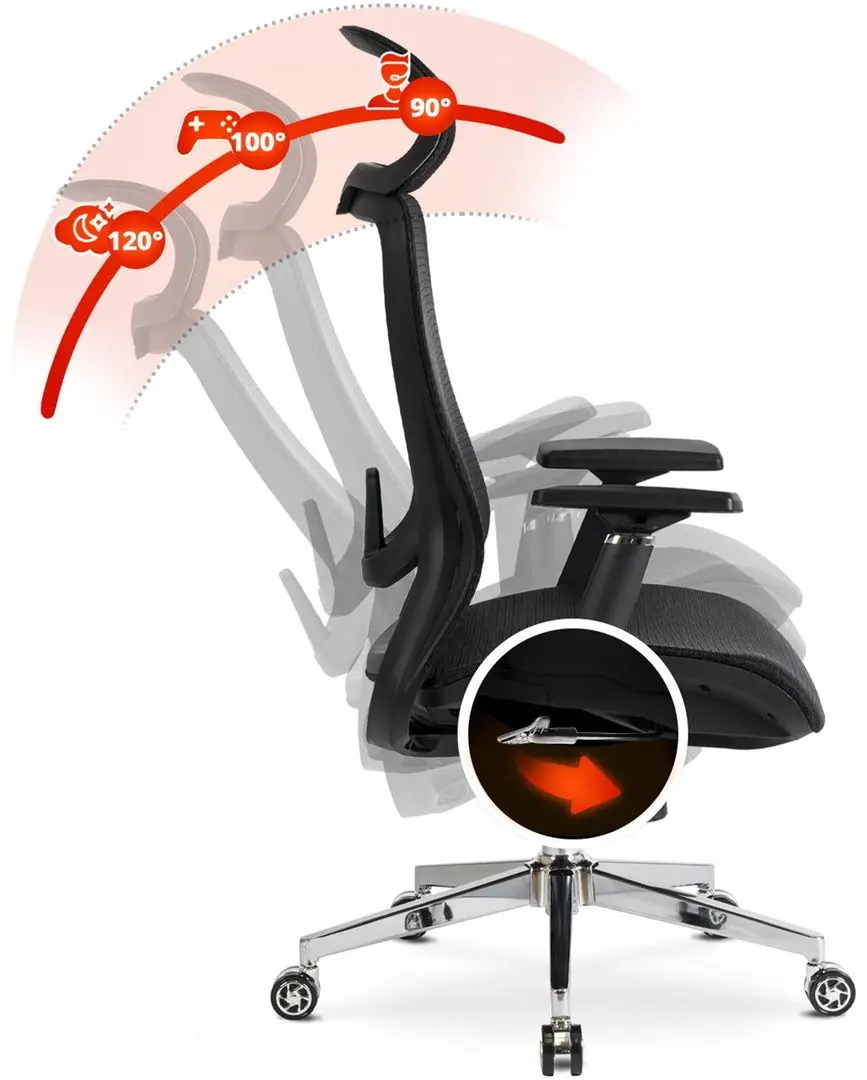 Fotoliu Mebel Elite Litos (Black)