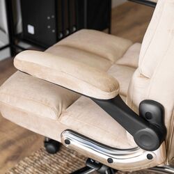 Fotoliu Mebel Elite London (Beige/Silver) Thumb