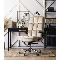 Fotoliu Mebel Elite London (Beige/Silver) Thumb