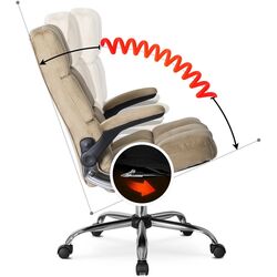 Fotoliu Mebel Elite London (Beige/Silver) Thumb