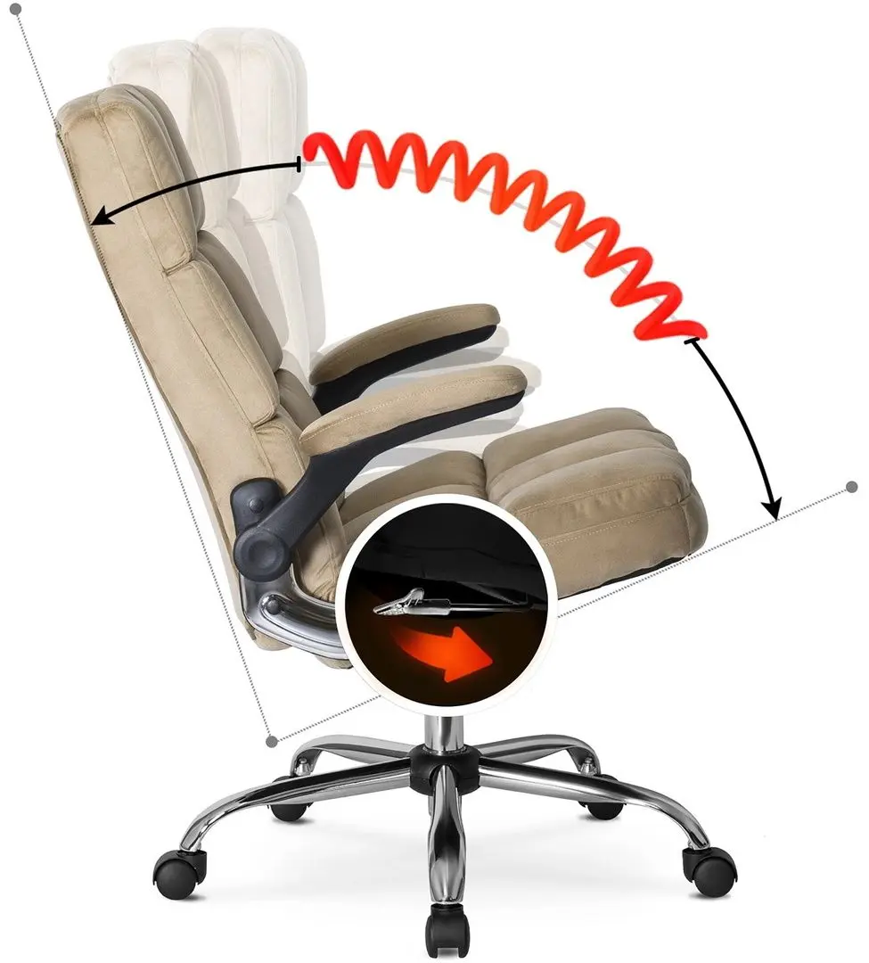 Fotoliu Mebel Elite London (Beige/Silver)