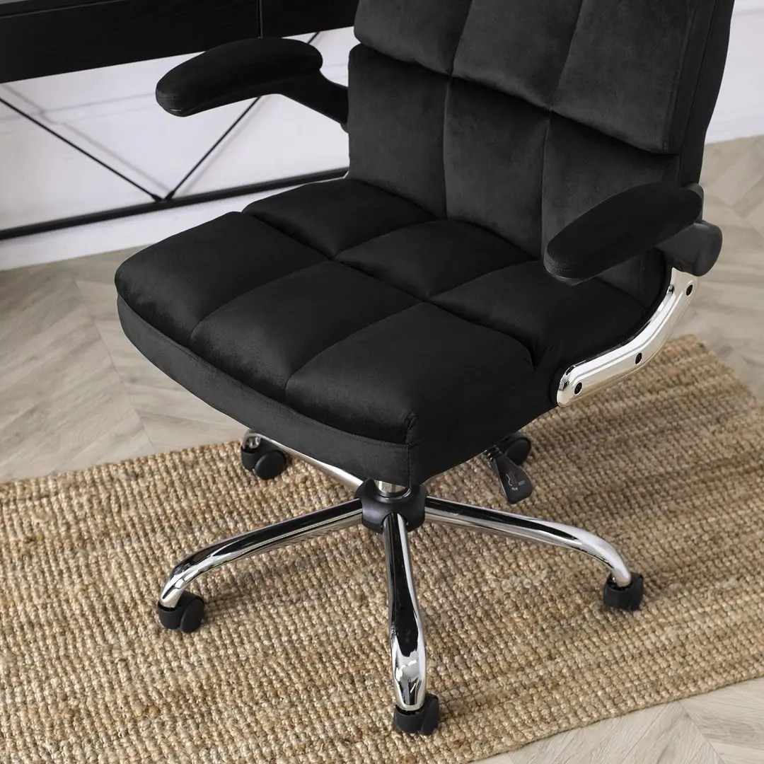 Fotoliu Mebel Elite London (Black/Silver)