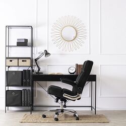 Fotoliu Mebel Elite London (Black/Silver) Thumb