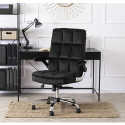 Fotoliu Mebel Elite London (Black/Silver)