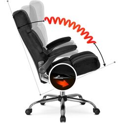 Fotoliu Mebel Elite London (Black/Silver) Thumb