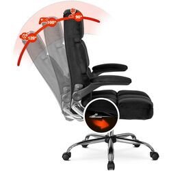 Fotoliu Mebel Elite London (Black/Silver) Thumb