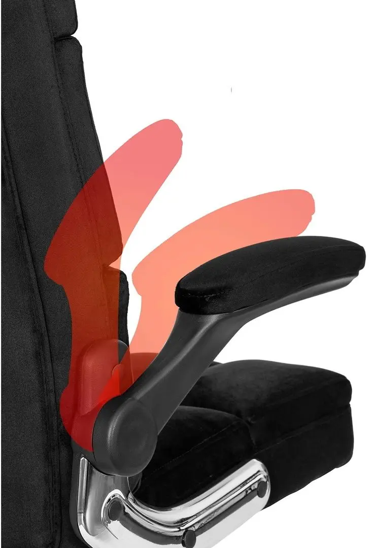 Fotoliu Mebel Elite London (Black/Silver)