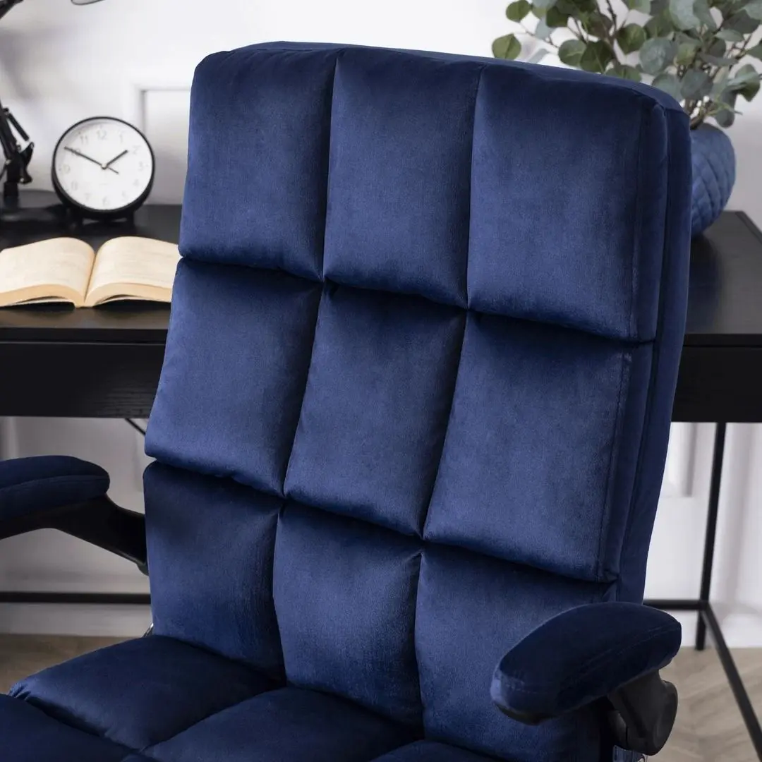 Fotoliu Mebel Elite London (Navy Blue/Silver)