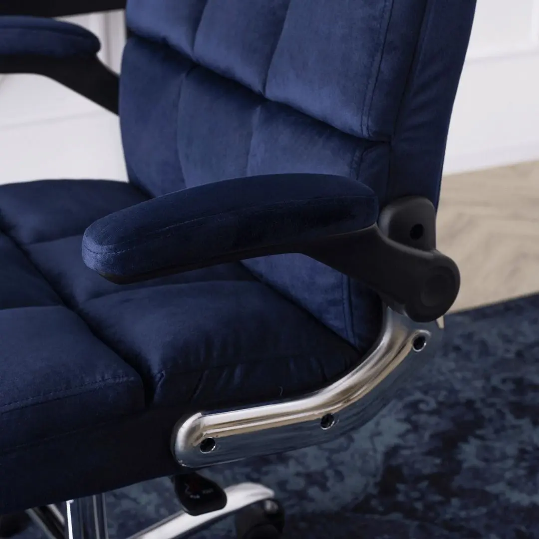 Fotoliu Mebel Elite London (Navy Blue/Silver)