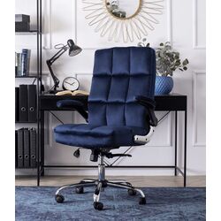 Fotoliu Mebel Elite London (Navy Blue/Silver)