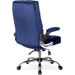 Fotoliu Mebel Elite London (Navy Blue/Silver) Thumb