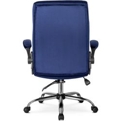 Fotoliu Mebel Elite London (Navy Blue/Silver) Thumb