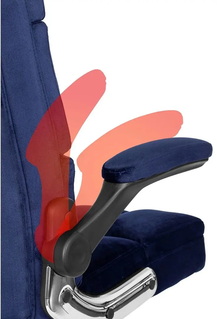 Fotoliu Mebel Elite London (Navy Blue/Silver)