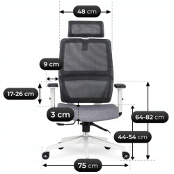 Кресло Mebel Elite Nicki (Grey) Thumb