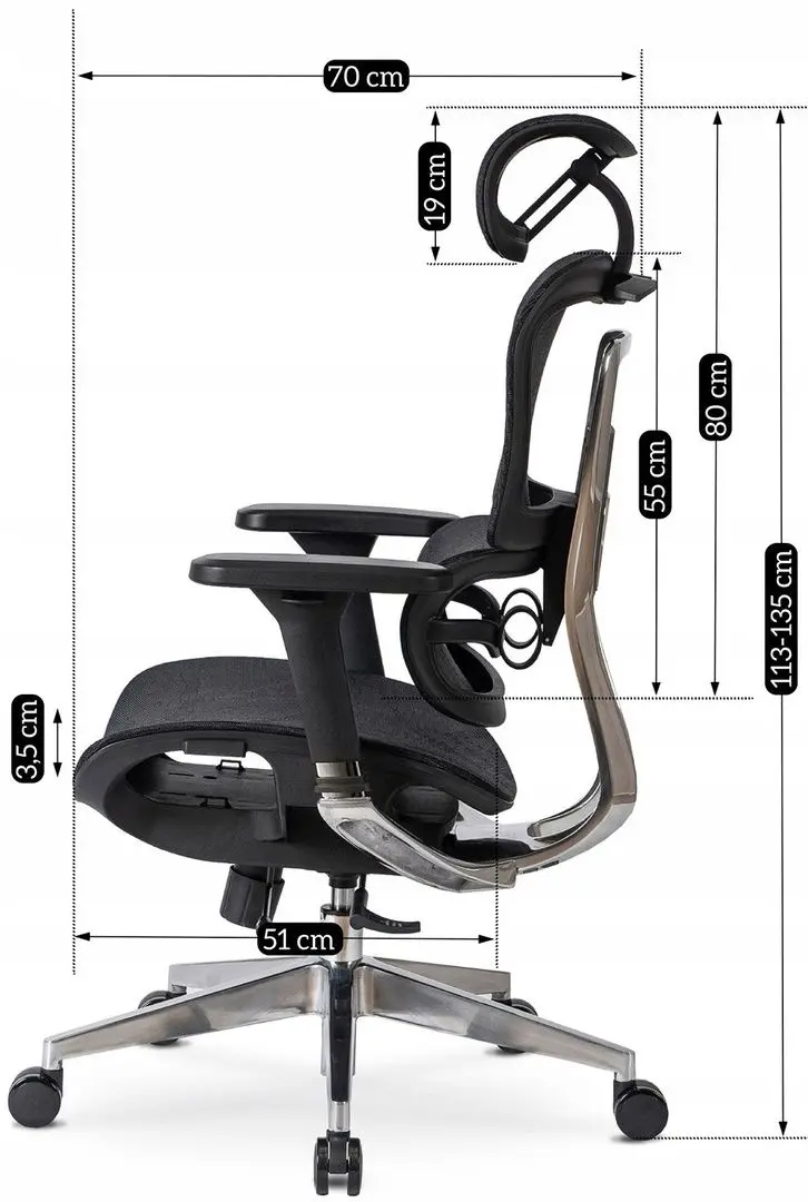 Fotoliu Mebel Elite Nino (Black)