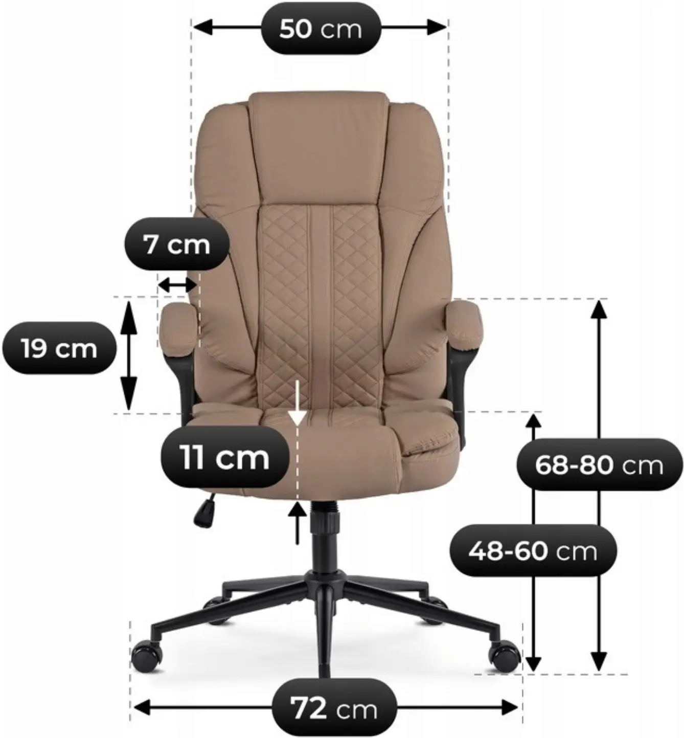 Fotoliu Mebel Elite Phonix (Beige) - 8