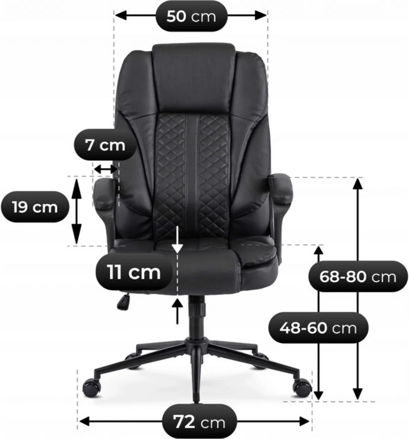Fotoliu Mebel Elite Phonix (Black) - 8