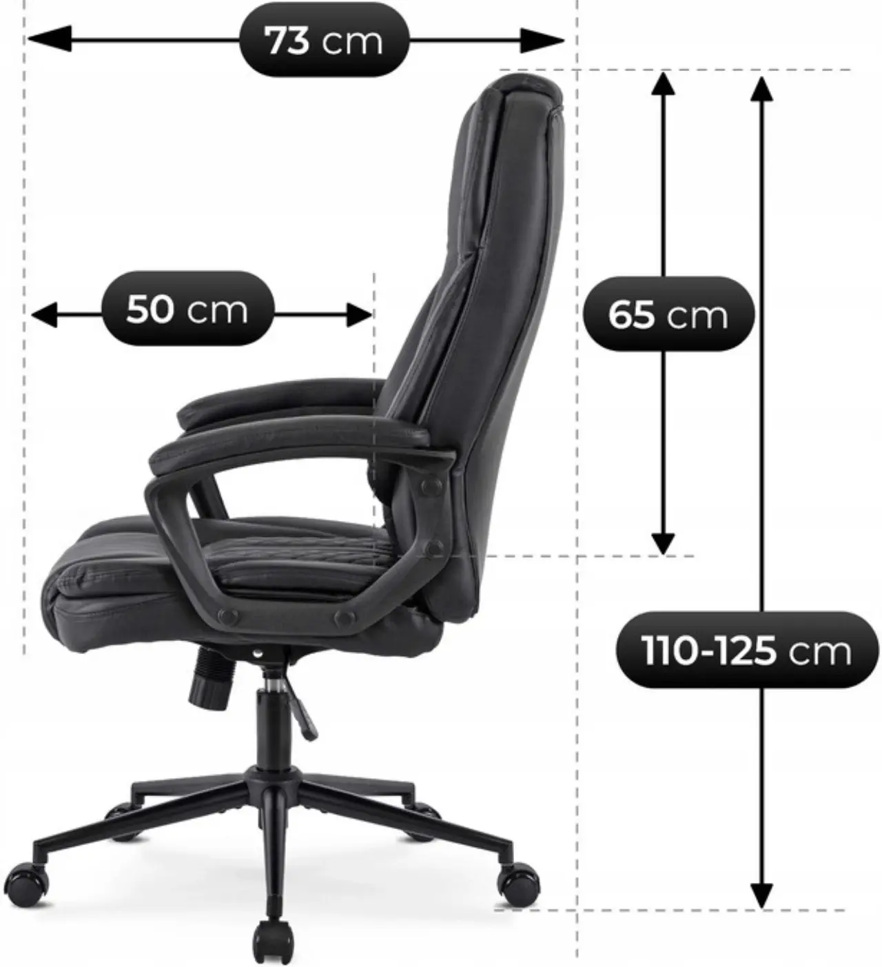 Fotoliu Mebel Elite Phonix (Black) - 9