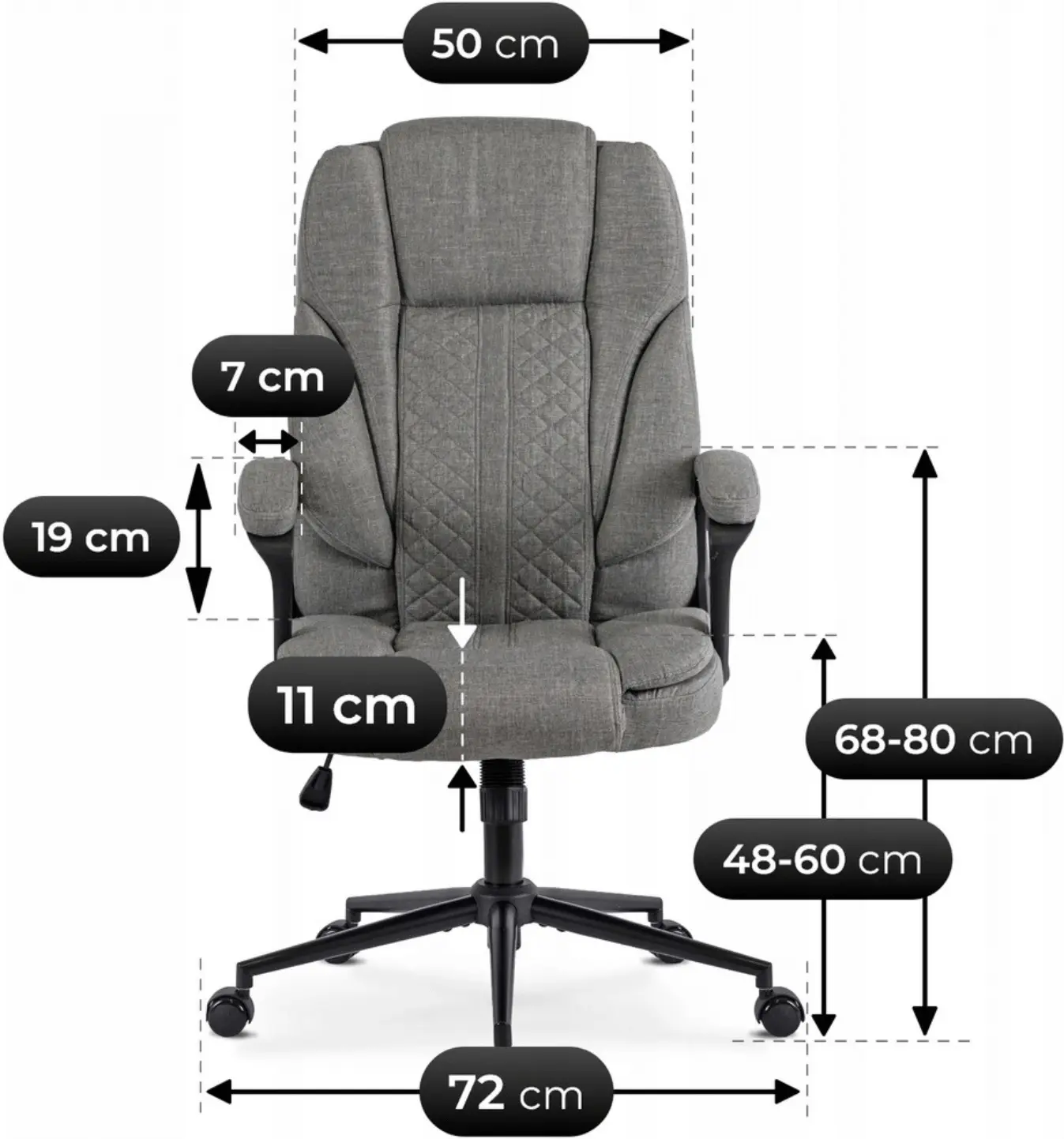 Кресло Mebel Elite Phonix (Grey) - 8