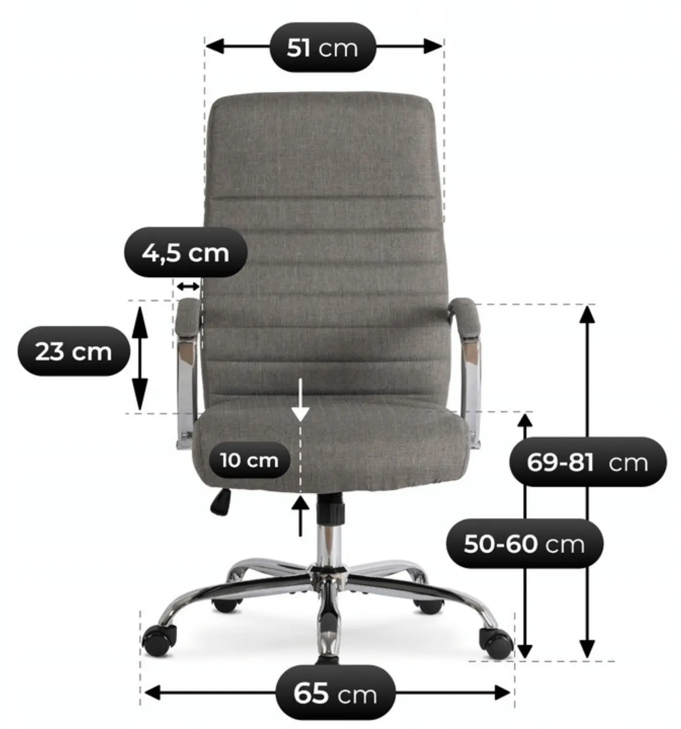 Кресло Mebel Elite Renes (Grey)