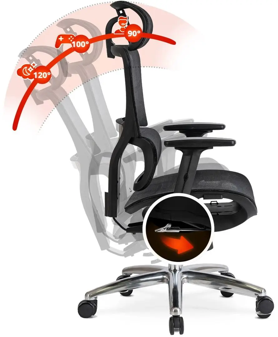 Fotoliu Mebel Elite Royal (Black)