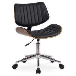 Кресло Mebel Elite Teksas (Black/Walnut) Thumb