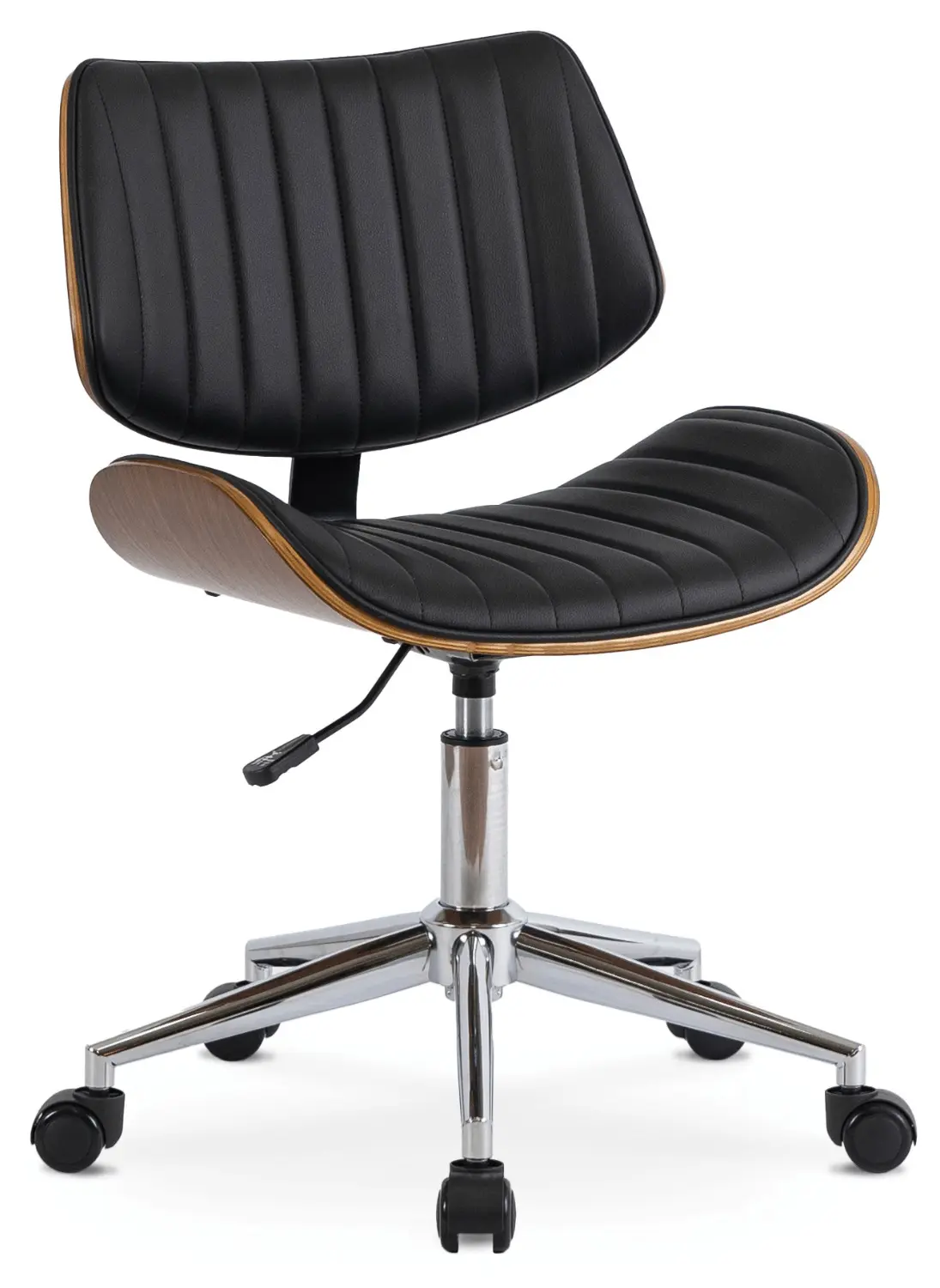 Кресло Mebel Elite Teksas (Black/Walnut)