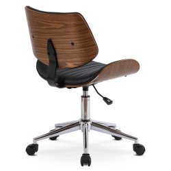 Кресло Mebel Elite Teksas (Black/Walnut) Thumb