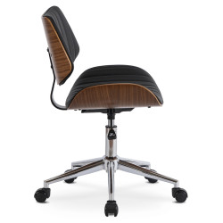 Кресло Mebel Elite Teksas (Black/Walnut) Thumb