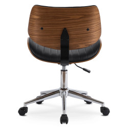 Кресло Mebel Elite Teksas (Black/Walnut) Thumb