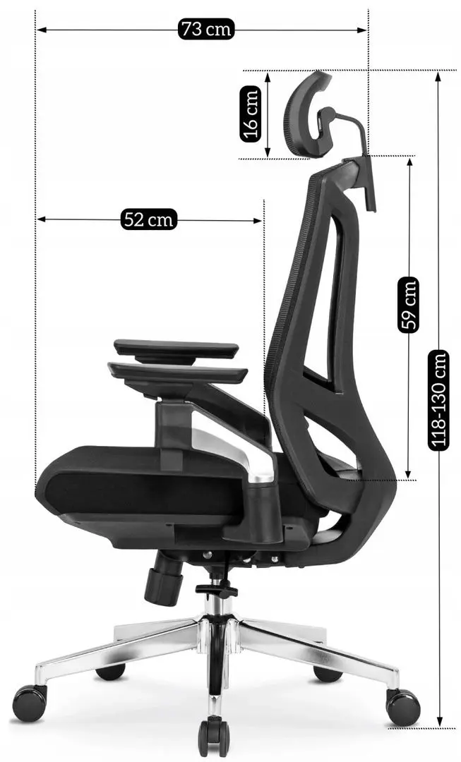 Fotoliu Mebel Elite Willy (Black) - 2