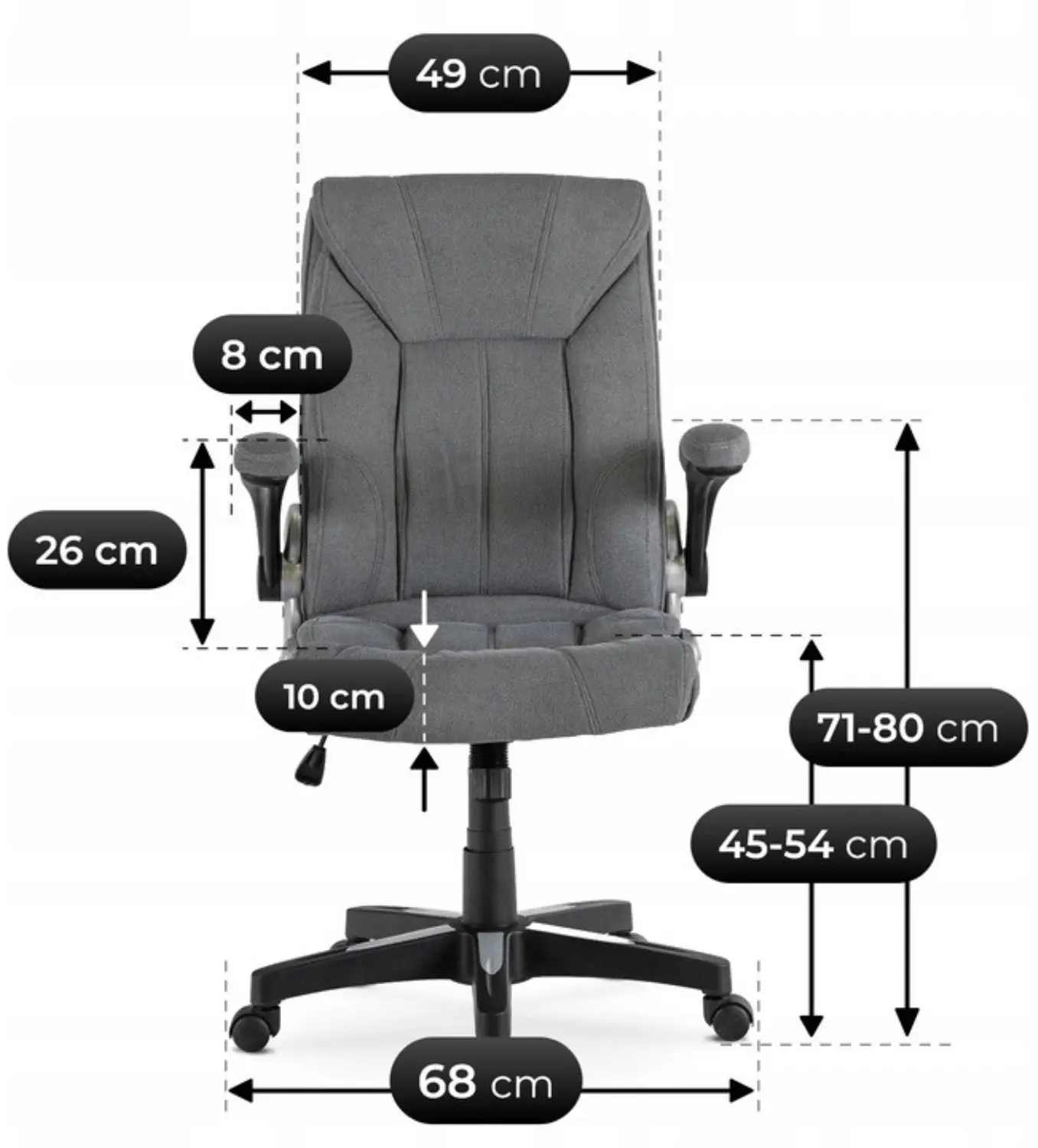 Fotoliu Mebel Elite Zurich (Grey)