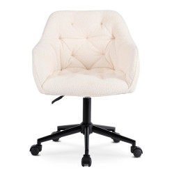 Fotoliu de birou Mebel Elite Konor (Cream/Black) Thumb