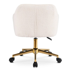 Fotoliu de birou Mebel Elite Konor (Cream/Gold) Thumb