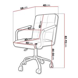 Кресло Mirjan24 Archie 629-1/Muz 629 (Black) Thumb