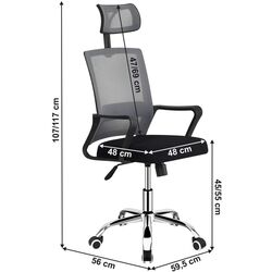 Fotoliu Mobhaus Dikan (Gray Light/Black) Thumb