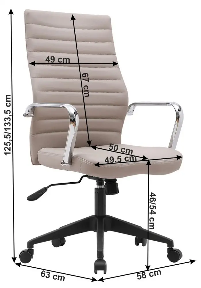 Fotoliu Mobhaus Drugos (Taupe/Black) - 4