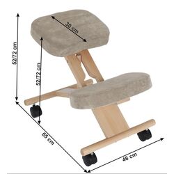 Кресло Mobhaus Flonet (Gray-Brown/Beech) Thumb