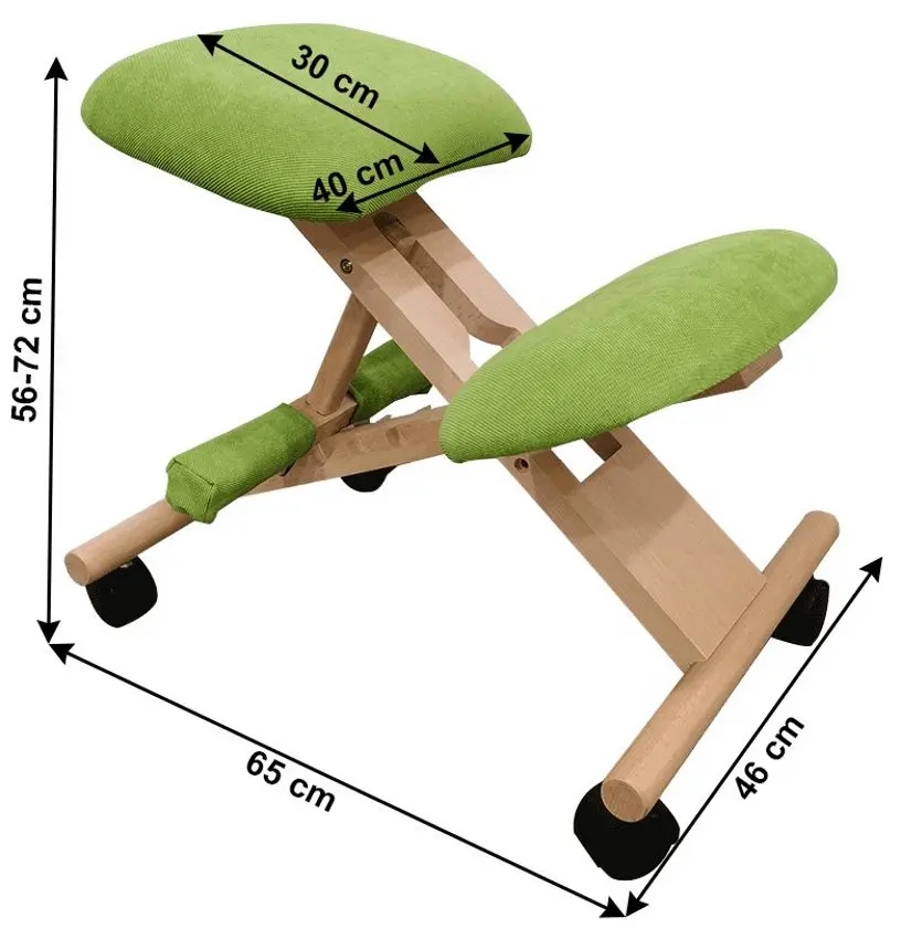 Fotoliu Mobhaus Groco (Green/Beech)
