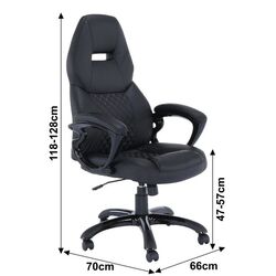 Fotoliu Mobhaus Hevyr (Black) Thumb