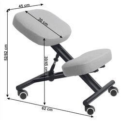 Fotoliu Mobhaus Kilian (Light Gray/Black) Thumb