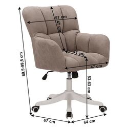 Fotoliu Mobhaus Lorel (Gray-Brown) Thumb