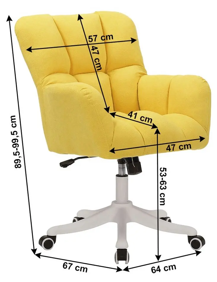 Fotoliu Mobhaus Lorel (Yellow) - 6