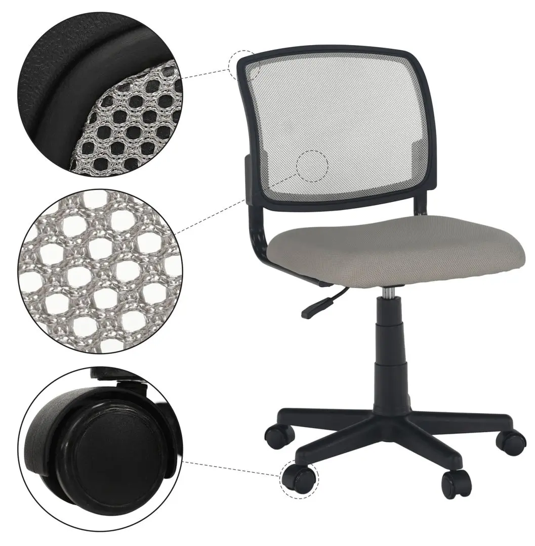 Fotoliu Mobhaus Ramiza (Gray/Black)