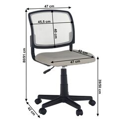 Fotoliu Mobhaus Ramiza (Gray/Black) Thumb